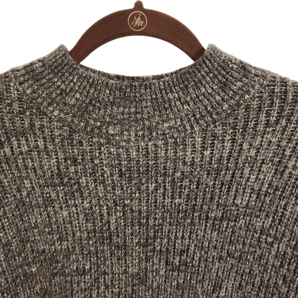 Old Navy Mock Turtleneck Sweater Heather Grey Size Large - Picture 2 of 6